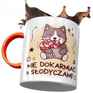 Kubki - Kubek Pomarańczowy Śmieszny Zabawny Prezent z Nadrukiem ze Zdjęciem + Opakowanie na prezent (wzór 04) - miniaturka - grafika 1