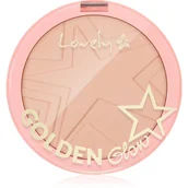 Pudry do twarzy - Lovely Lovely Golden Glow Puder Rozświetlający z Drobinkami 1 LOV-7060 - miniaturka - grafika 1