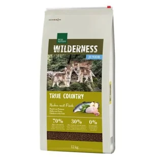 REAL NATURE Wilderness True Country Junior Kurczak z rybą 12 kg - Sucha karma dla psów - miniaturka - grafika 1