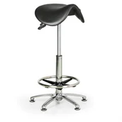Krzesła i taborety kosmetyczne - B2B Partner Krzesło robocze wysokie YZ033,#201 - miniaturka - grafika 1