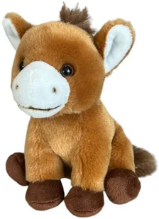 Maskotka Koń Brązowy Konik Ziki DUBI - 14cm - Maskotki i pluszaki - miniaturka - grafika 1