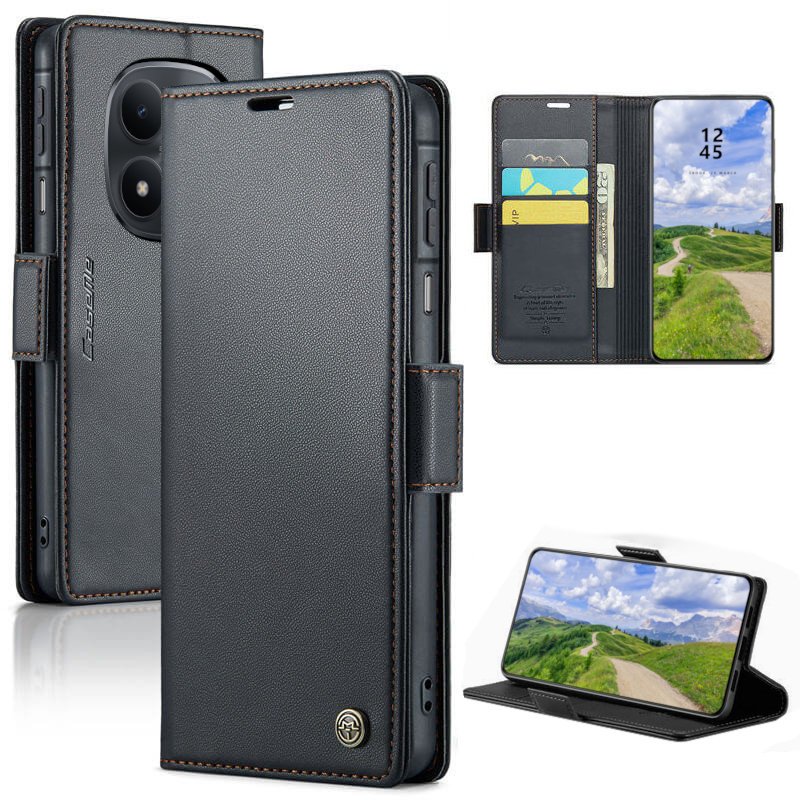 Etui do Xiaomi Redmi Note 15 Pro 4G PORTFELOWE SKÓRZANE ZAMYKANE NA KLAPKĘ