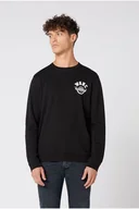 Bluzy męskie - Męski longsleeve Wrangler LS GLOBE TEE M - miniaturka - grafika 1