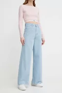 Spodnie damskie - Calvin Klein jeansy damskie kolor niebieski K20K206579 - miniaturka - grafika 1