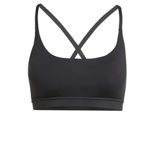 adidas Damski biustonosz All Me Light Support Bra XS czarny - Biustonosze - miniaturka - grafika 1
