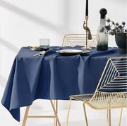 Obrusy i serwetki - Obrus na stół LUKRECJA 110 x 160 cm niebieski - miniaturka - grafika 1