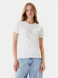 Converse T-Shirt Floral Chuck Taylor 10027751-A01 Biały Regular Fit - Koszulki i topy damskie - miniaturka - grafika 1