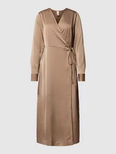 Sukienki - Sukienka midi w stylu kopertowym model ‘PELLA’ - grafika 1
