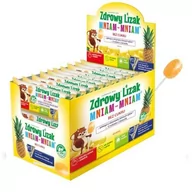 Gumy do żucia, lizaki, dropsy - Starpharma Zdrowy Lizak Mniam-Mniam Ananas Display 40Szt. - miniaturka - grafika 1