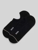 Skarpetki męskie - Skarpetki stopki z nadrukiem z logo w zestawie 2 szt. - miniaturka - grafika 1