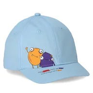 Czapki dla dzieci - Czapka z daszkiem Coccodrillo WC5364211ALB Błękitny - miniaturka - grafika 1
