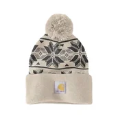 Czapki damskie - Czapka Carhartt Knit Pom Jacquard Beanie - miniaturka - grafika 1