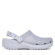 Klapki i japonki damskie - Klapki Crocs Classic Frosted Clog 210928 Fioletowy - miniaturka - grafika 1