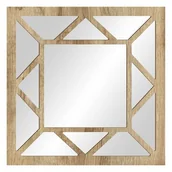 Lustra - Lustro ORNAMENT 50 x 50 cm MR005 Diane dąb - miniaturka - grafika 1