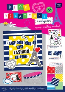 Inter-druk Zestaw kreatywny A4 z naklejkami Stripes&Dots - Przybory szkolne - miniaturka - grafika 2