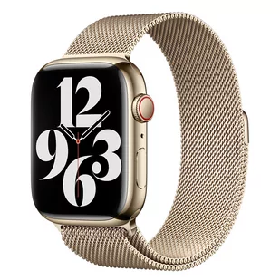 Apple bransoleta mediolańska w kolorze złotym do koperty 42/44/45/49 mm - Akcesoria do smartwatchy - miniaturka - grafika 1