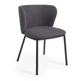 Ciemnoszare krzesła zestaw 2 szt. Ciselia – Kave Home - Krzesła - miniaturka - grafika 1