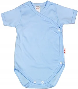 Body KOPERTOWE K/R 100% Bawełna NIEBIESKIE r 74 KLEKLE - Body dla niemowląt - miniaturka - grafika 1