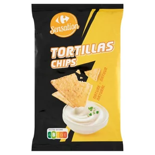 Carrefour Sensation Tortillas Chipsy kukurydziane 150 g - Kuchnie świata - miniaturka - grafika 1
