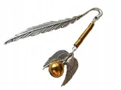 Zakładki do książek - ZAKŁADKA DO KSIĄŻKI HARRY POTTER ZŁOTY ZNICZ - miniaturka - grafika 1