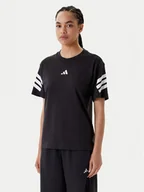 Koszulki i topy damskie - adidas T-Shirt Future Icons 3-Stripes JE0237 Czarny Regular Fit - miniaturka - grafika 1