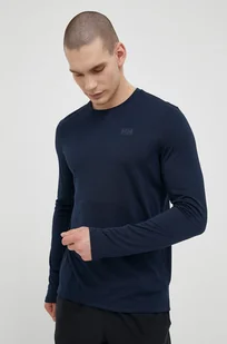Helly Hansen longsleeve funkcyjny Solen kolor granatowy - Bielizna sportowa męska - miniaturka - grafika 1