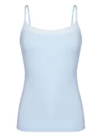 Piżamy damskie - Triumph Top Feel Of Modal 10221654 Błękitny Slim Fit - miniaturka - grafika 1