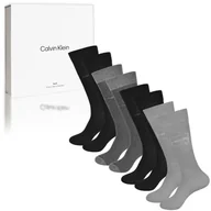 Skarpetki męskie - Calvin Klein Skarpety Męskie Długie Na Prezent 4 Pary Rozmiar Uniwersalny - miniaturka - grafika 1