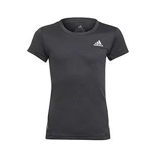 Adidas Koszulka dziewczęca G A.r. 3S Czarny/Czarny/Biały 9 Years GM8404 - Koszulki dla dziewczynek - miniaturka - grafika 1