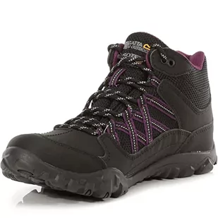 Regatta Edgepoint Isotex damskie buty trekkingowe, Czarna śliwka, 41 EU - Buty trekkingowe damskie - miniaturka - grafika 1