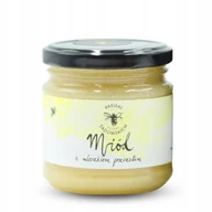 Miód - PASIEKI RODZINY SADOWSKICH Miód z mleczkiem pszczelim, 240g - miniaturka - grafika 1