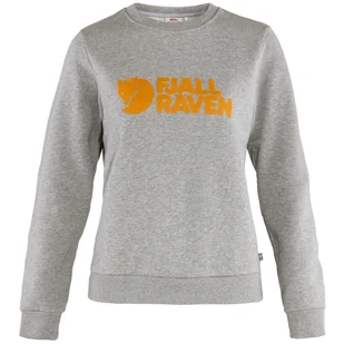 Bluza damska Fjällräven Fjällräven Logo Sweater W Rozmiar: S / Kolor: jasnoszary - Bluzy sportowe damskie - miniaturka - grafika 1