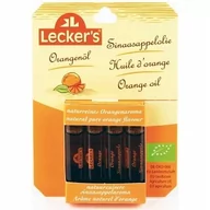Dodatki do ciast w płynie, aromaty - LECKER'S AROMAT POMARAŃCZOWY BIO 4x2 ml - LECKER'S 4013044100120 - miniaturka - grafika 1