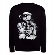 Bluzy męskie - Bluza męska bez kaptura z nadrukiem MARYNARZ POPEYE SZPINAK XL - miniaturka - grafika 1