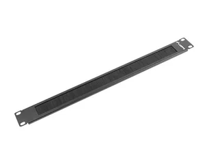 Lanberg Panel szczotkowy do szafy 19" 1U czarny SPL1OKEO0040 [5039929] - Akcesoria do szaf serwerowych - miniaturka - grafika 2