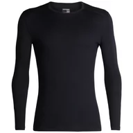 Koszulki sportowe męskie - Koszulka męska Icebreaker Mens 200 Oasis LS Crewe Rozmiar: XL / Kolor: czarny - miniaturka - grafika 1