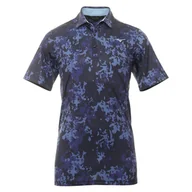 Golf - Męska koszulka golfowa Mizuno Flora Polo deep navy - miniaturka - grafika 1