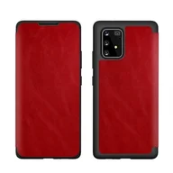 Etui i futerały do telefonów - NoName Etui Leather Book Samsung A20s A207 czerwony/red KAT04440 - miniaturka - grafika 1