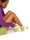 Skarpetki i podkolanówki sportowe - Skarpety do biegania damskie Icebreaker MER RUN+ ULTRALIGHT MICRO zielone IB0A56VJ0DA - miniaturka - grafika 1