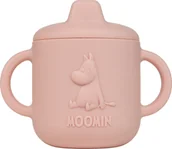 Miseczki i talerzyki dla dzieci - Moomin Silicone sippy cup, rosehip pink - miniaturka - grafika 1