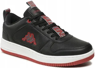 Buty Męskie Kappa Skóra Sportowe Czarne ROZ.43 - Buty sportowe męskie - miniaturka - grafika 1