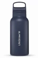 Shakery i bidony sportowe - Butelka termiczna z filtrem do wody LifeStraw Go 2.0 Steel 1000ml Aegean Sea - miniaturka - grafika 1