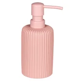 Mydelniczki i dozowniki mydła - Dozownik CREMA 7 x 17 cm różowy - miniaturka - grafika 1