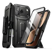 Etui i futerały do telefonów - Etui Supcase UB Pro do iPhone 17 Pro Black Pancerne z Klipsem - miniaturka - grafika 1