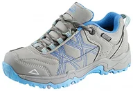 Buty dla chłopców - McKINLEY Unisex dziecięce buty wielofunkcyjne Kona Ii Low Aqx Jr. półbuty trekkingowe i do wędrówek, szary - Szary Charcoal Mint Dark - 35 EU - miniaturka - grafika 1