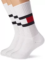 Skarpetki męskie - Tommy Hilfiger Mark Pack 3 skarpety Ecom mężczyzn, Biały, 35 - miniaturka - grafika 1