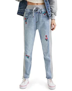 Desigual Dżinsy damskie Denim_catal, niebieski, XS - Spodnie damskie - miniaturka - grafika 1
