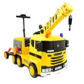 Pojazdy elektryczne dla dzieci - Olbrzymi Dźwig Na Akumulator Z Podestem Dla Rodzica , Pilot, Rączka/lbb211 - miniaturka - grafika 1