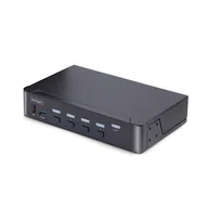 Przełączniki KVM - StarTech D86A2-4-PORT-8K-KVM przełącznik KVM Czarny - miniaturka - grafika 1