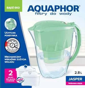 Aquaphor Jasper 2,8 l Miętowy - Dzbanki filtrujące - miniaturka - grafika 1